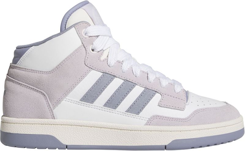 adidas - Rapid Court Mid - Tennisschoenen - Zwart - Synthetisch Materiaal met Suède Details