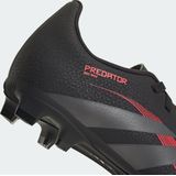 adidas - Predator Club FG - Voetbalschoenen - Zwart - Synthetisch Bovenwerk
