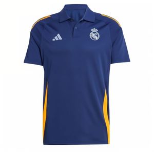 adidas - Real Madrid - Poloshirt - Blauw - 65% Gerecycled Polyester