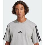 Adidas - Essentials 3 Stripes - T-shirt - Zwart - Katoen
