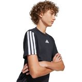Adidas - Training Essentials 3-Stripes T-Shirt - Zwart - Gerecycled PET