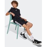 Adidas - Training Essentials 3-Stripes T-Shirt - Zwart - Gerecycled PET
