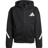 Adidas - Z.n.e - Sweatshirt - Zwart - Drielaagse PRIMEKNIT-stof, Gerecycled Materiaal