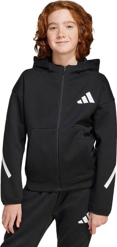 Adidas - Z.n.e Sweatshirt - Hoodie - Zwart - Drielaags PRIMEKNIT