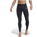 adidas - Techfit - Sportlegging - Zwart Wit - Stretchstof
