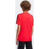 Sportshirt - Pure Ruby / Black - 100% Polyester - Ronde Hals