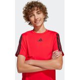 Sportshirt - Pure Ruby / Black - 100% Polyester - Ronde Hals