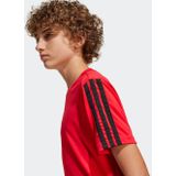 Sportshirt - Pure Ruby / Black - 100% Polyester - Ronde Hals