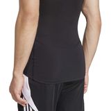 adidas - TECHFIT - T-shirt - Zwart - 83% Polyester (Gerecycled)
