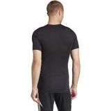 adidas - TECHFIT - T-shirt - Zwart - 83% Polyester (Gerecycled)