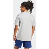 ADIDAS - Essentiel Linear - Sportshirt - Mêleegrijs - Katoen
