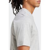ADIDAS - Essentiel Linear - Sportshirt - Mêleegrijs - Katoen