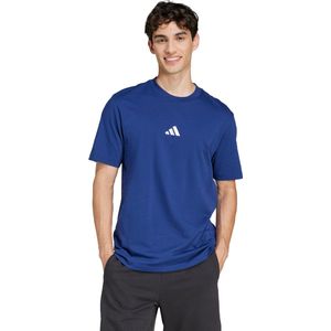 adidas Sportswear Essentials Small Logo Single Jersey T-shirt - Heren - Blauw