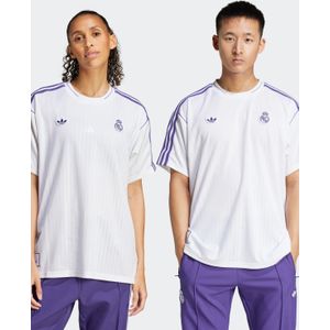 adidas Performance - Functioneel Shirt - Lila/Wit - Sportshirts