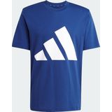 Adidas - Essentials Big Logo - T-shirt - Zwart - 100% Katoen