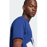 Adidas - Essentials Big Logo - T-shirt - Zwart - 100% Katoen