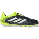 adidas - COPA PURE III LEAGUE - Voetbalschoenen - Core Black/Dgh Solid Grey/Lucid Lemon - Kids