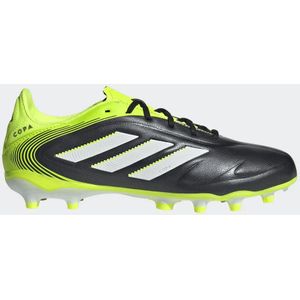 adidas - COPA PURE III LEAGUE - Voetbalschoenen - Core Black/Dgh Solid Grey/Lucid Lemon - Kids