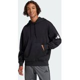 adidas - Essentials Loose-Fit 3 Bar Logo - Hoodie - Zwart