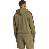 adidas - Essentials 3 Stripes - Fleece Sweatshirt - Met Rits