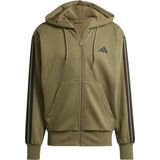 adidas - Essentials 3 Stripes - Fleece Sweatshirt - Met Rits