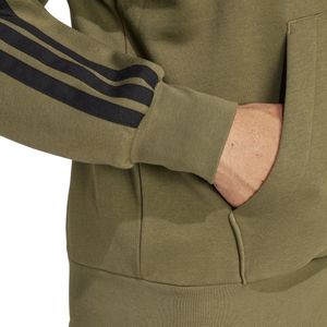adidas - Essentials 3 Stripes - Fleece Sweatshirt - Met Rits