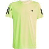 adidas Garçon BOYS CLUB TENNIS 3-STRIPES T-SHIRT, Lucid Lemon, 15-16 Years
