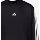 ADIDAS - Essentiel 3-stripes - Sweater - Zwart - Katoen