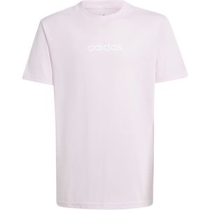 adidas - J LIN TEE 160 - T-shirt - Clear Pink - 100% Katoen