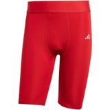 adidas - Techfit Slidingbroekje - Rood Wit Zwart - Sportbroek