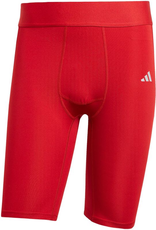 adidas - Techfit Slidingbroekje - Rood Wit Zwart - Sportbroek