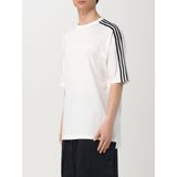 Y-3 - 3-Stripes - T-shirt - Wit - Katoen, Ronde Hals, Korte Mouwen