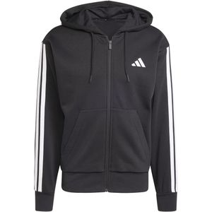 Adidas - Essentials 3 Stripes Fleece Sweatshirt - Grijs - Katoen/Polyester