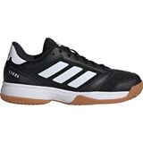 Adidas - Ligra 8 - Volleybalschoenen - Zwart - Ademend Bovenwerk - Gerecycled Materiaal