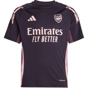 adidas - Arsenal Trainingsshirt - Donkerpaars Beige - 100% Gerecycled Polyester