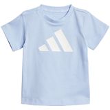 adidas - T-shirt en Shorts Set - Katoen - Zwart