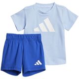 adidas - T-shirt en Shorts Set - Katoen - Zwart