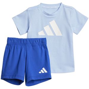 adidas - T-shirt en Shorts Set - Katoen - Zwart