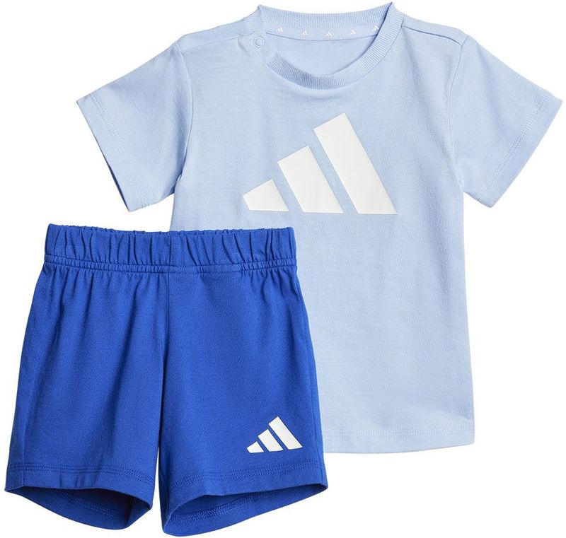 adidas - T-shirt en Shorts Set - Katoen - Zwart