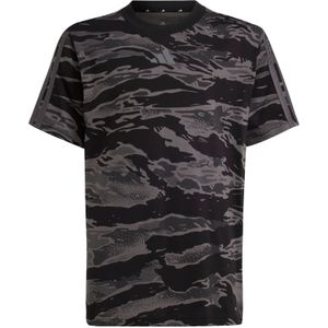 adidas Sportswear Seasonal Essentials Camo T-shirt Kids - Kinderen - Zwart- 152