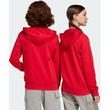 adidas - Hoodie - Blauw - Katoen/Polyester - Capuchon, Kangoeroezak