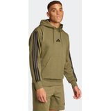 ADIDAS - Hoodie - Olijf - Fleece - Met Kap - Buidelzak