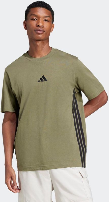 adidas - Essentials 3-Stripes Jersey - T-Shirt - Heren