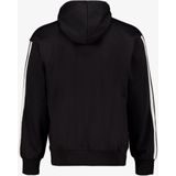 Adidas - Essentials 3 Stripes Fleece Hoodie - Zwart - Katoenmix