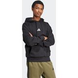 adidas - Essentials Feelcozy - Hooded Sweatshirt - Zwart - Gemaakt van Gerecycleerde Materialen