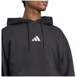 adidas - Essentials Feelcozy - Hooded Sweatshirt - Zwart - Gemaakt van Gerecycleerde Materialen