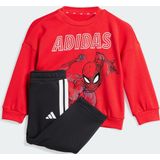 Adidas - X Marvel Spiderman - Jogging Set - Multicolor - 55% Katoen, 36% Polyester (Gerecycled), 9% Viscose