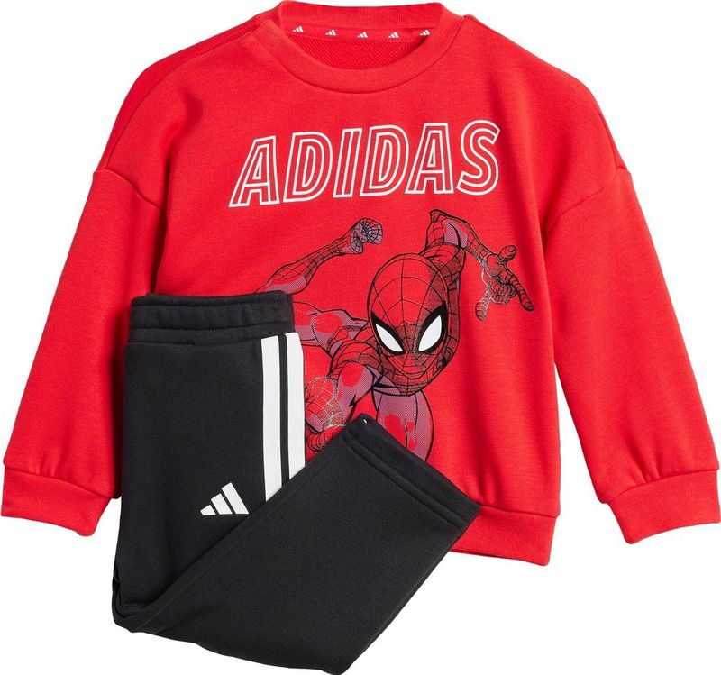 Adidas - X Marvel Spiderman - Jogging Set - Multicolor - 55% Katoen, 36% Polyester (Gerecycled), 9% Viscose