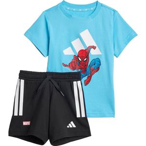 adidas Sportswear adidas x Marvel Spider-Man T-shirt Set Kids - Kinderen - Blauw- 80