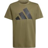 adidas - T-shirt - Zwart - Katoen - 3 Bar Logo